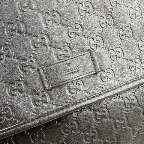 Gucci Messenger Monogram Guccissima  Black