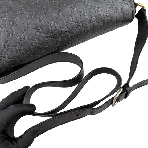 Gucci Messenger Monogram Guccissima  Black