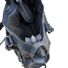 Pre-owned balenciaga-city-leather-crossbody-front-view