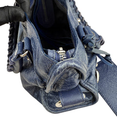 Pre-owned balenciaga-city-leather-crossbody-front-view