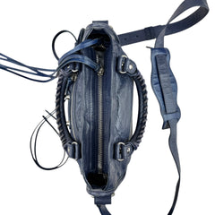 Pre-owned balenciaga-city-leather-crossbody-front-view