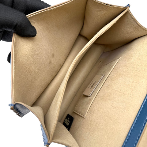 FENDI Kan I Vitello Shoulder Bag