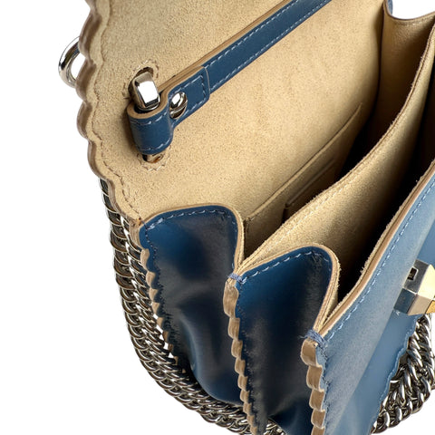 FENDI Kan I Vitello Shoulder Bag