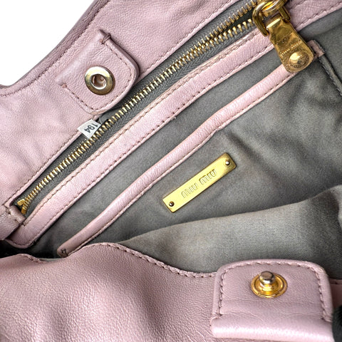 Miu Miu Matelasse Tote