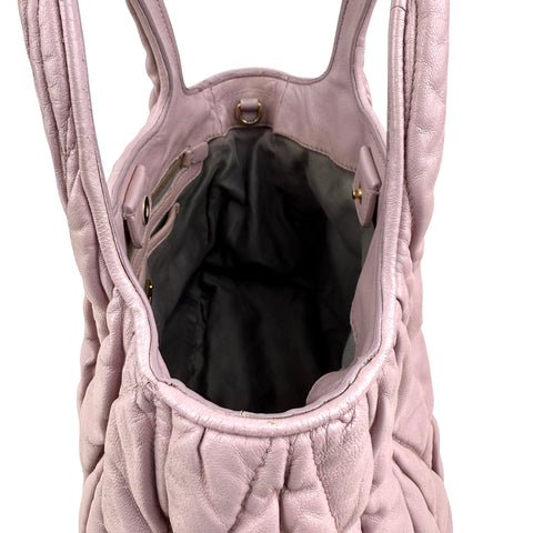 Miu Miu Matelasse Tote