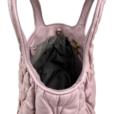 Miu Miu Matelasse Tote