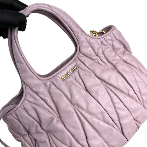 Miu Miu Matelasse Tote