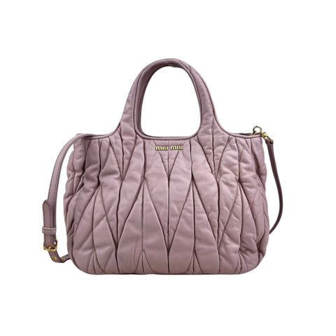Miu Miu Matelasse Tote