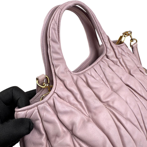 Miu Miu Matelasse Tote
