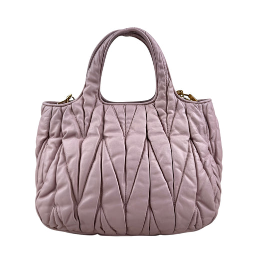 Miu Miu Matelasse Tote
