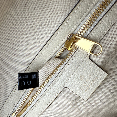 Gucci Floral Backpack White Beige