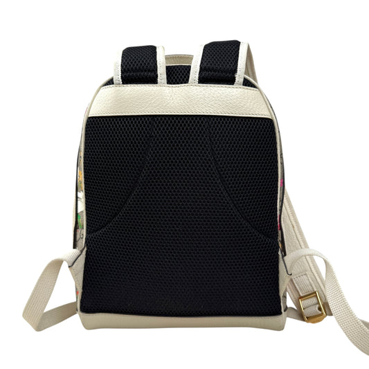 Gucci Floral Backpack White Beige