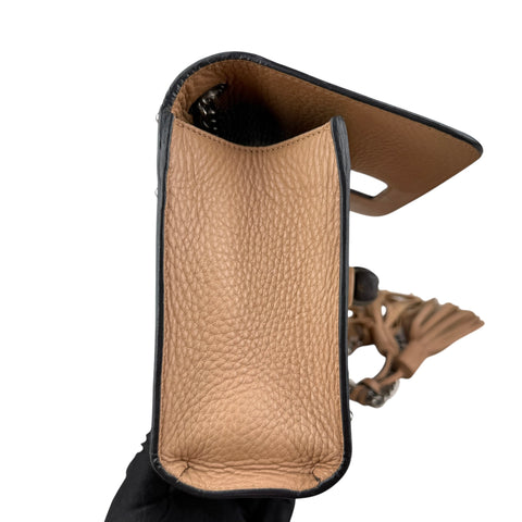 Gucci Studded Leather Miss Bamboo Shoulder Bag