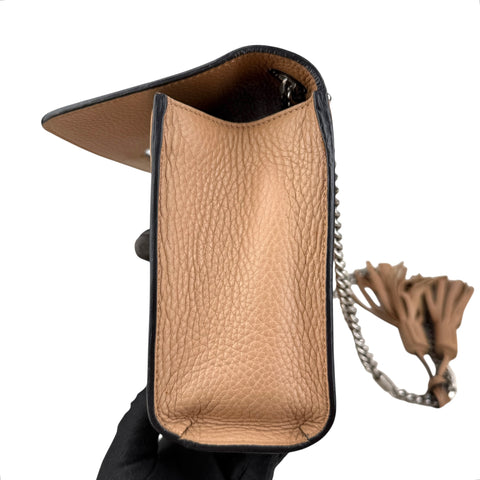 Gucci Studded Leather Miss Bamboo Shoulder Bag