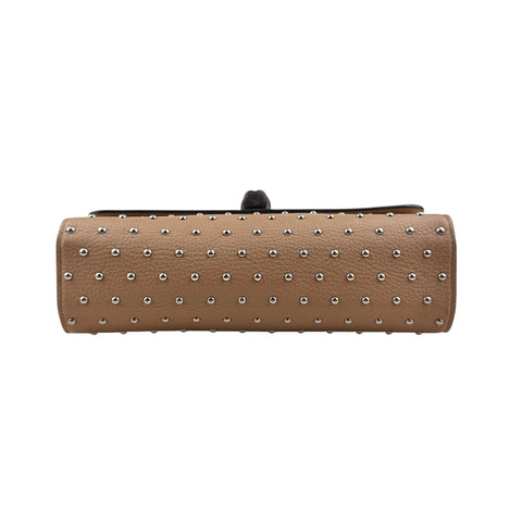 Gucci Studded Leather Miss Bamboo Shoulder Bag