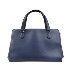 Pre-owned gucci-interlocking-g-blue-handbag-front-view