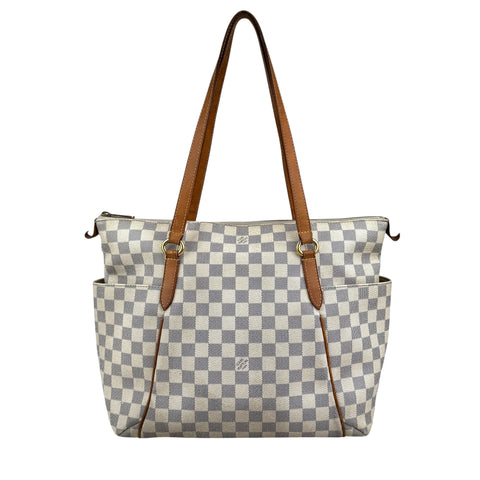 Louis Vuitton Totally Tote Canvas Damier Azur