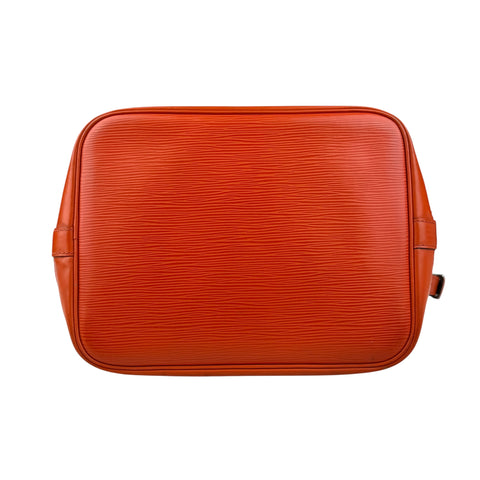 Louis Vuitton Paris LV Noe Epi Orange Leather Women’s Drawstring Bucket Bag
