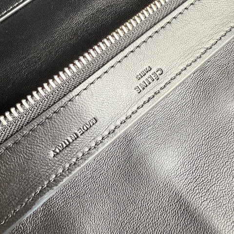 Celine Trapeze Black Leather Shoulder Bag