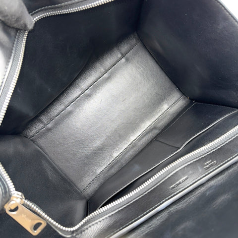 Celine Trapeze Black Leather Shoulder Bag