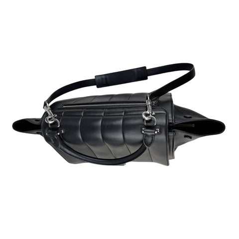 Celine Trapeze Black Leather Shoulder Bag