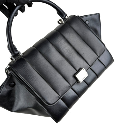 Celine Trapeze Black Leather Shoulder Bag