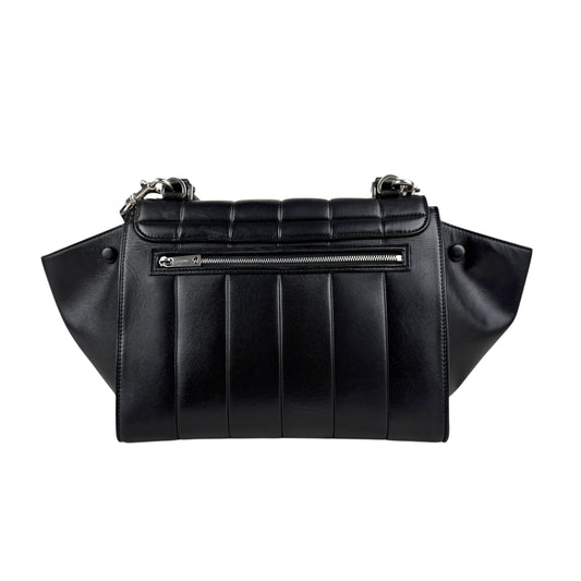 Celine Trapeze Black Leather Shoulder Bag