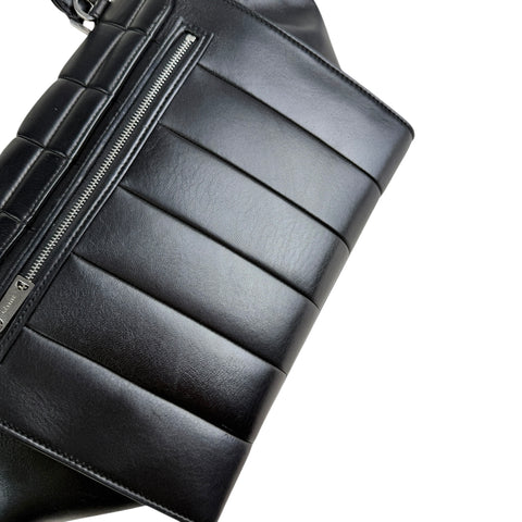 Celine Trapeze Black Leather Shoulder Bag