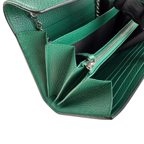 Gucci Dionysus Leather Wallet Chain crossbody bag