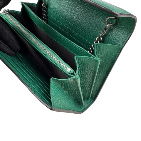 Gucci Dionysus Leather Wallet Chain crossbody bag