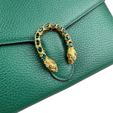 Gucci Dionysus Leather Wallet Chain crossbody bag