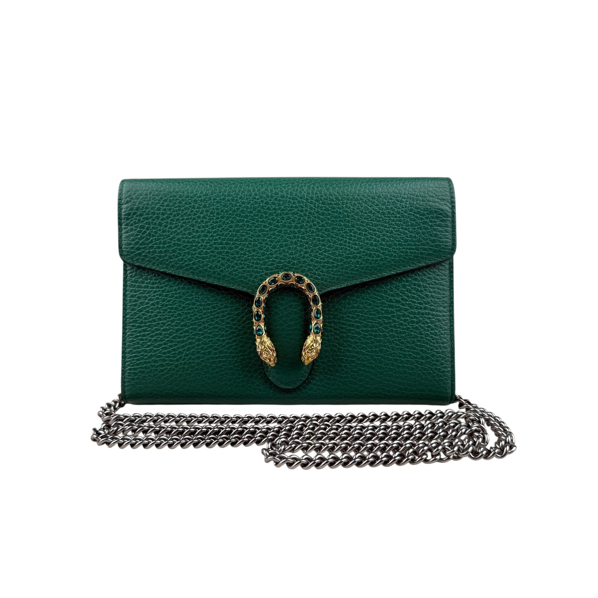 Gucci Dionysus Leather Wallet Chain crossbody bag