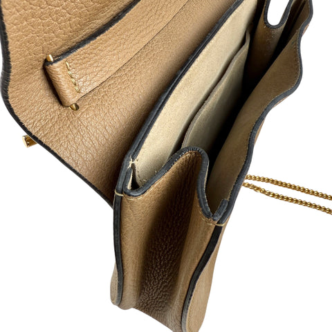 Chloe Chloé Brown Leather Drew Shoulder Bag