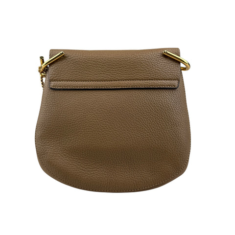 Chloe Chloé Brown Leather Drew Shoulder Bag