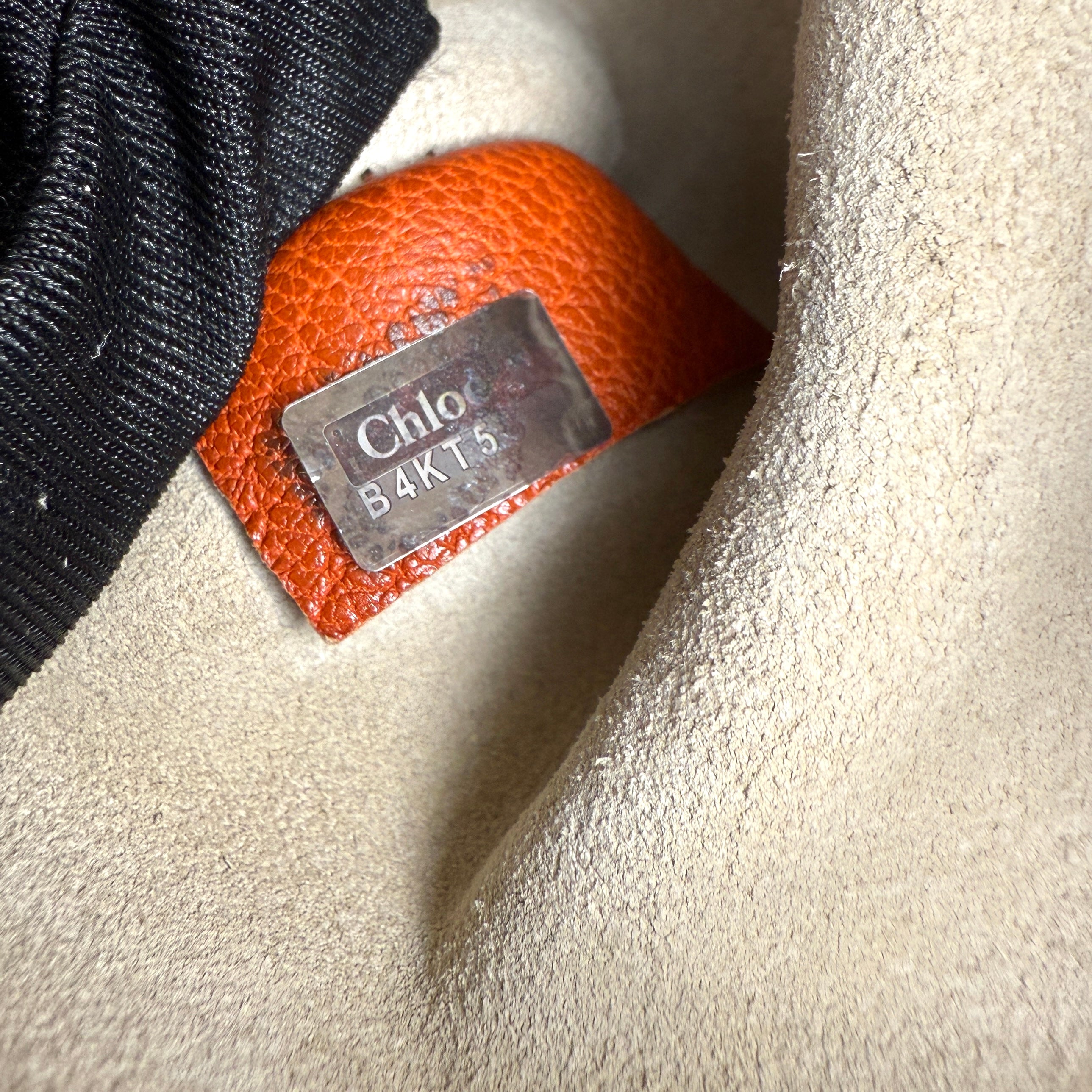 Pre-owned chloe-leather-drew-shoulder-bag-front