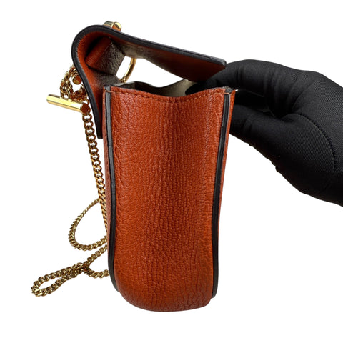 Pre-owned chloe-leather-drew-shoulder-bag-front