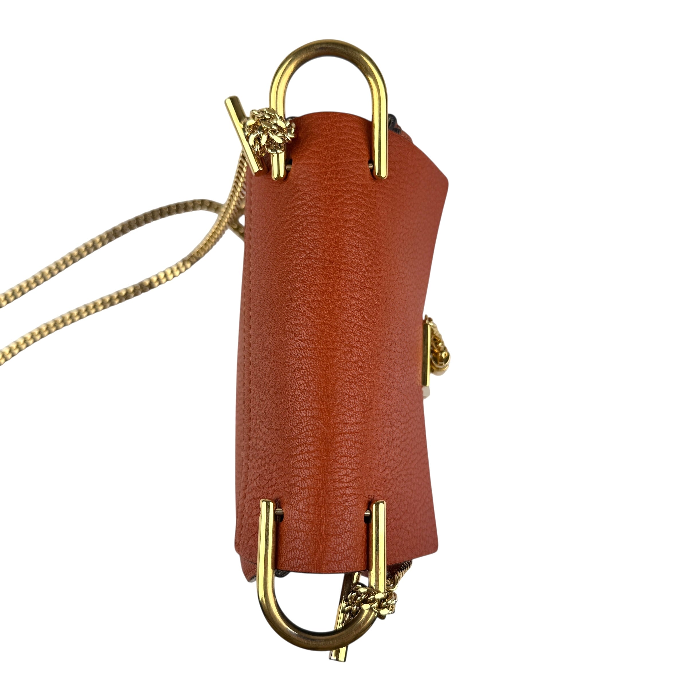Pre-owned chloe-leather-drew-shoulder-bag-front