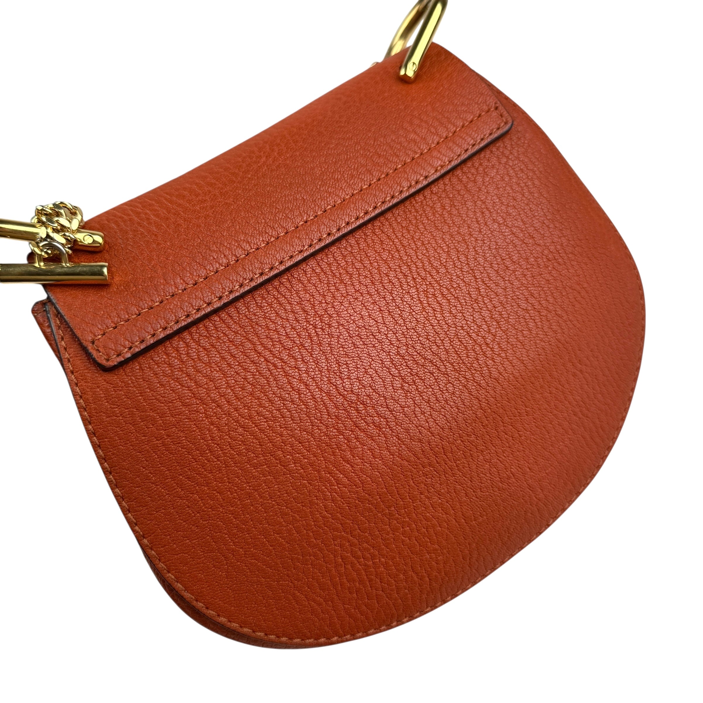 Pre-owned chloe-leather-drew-shoulder-bag-front