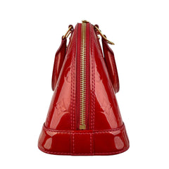 Pre-owned louis-vuitton-alma-bb-vernis-front-view