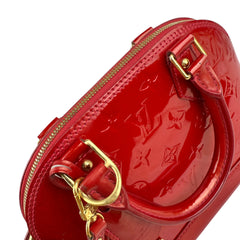 Pre-owned louis-vuitton-alma-bb-vernis-front-view