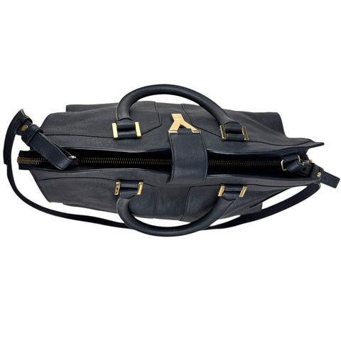 Saint Laurent Y Ligne Tote in Black, Leather