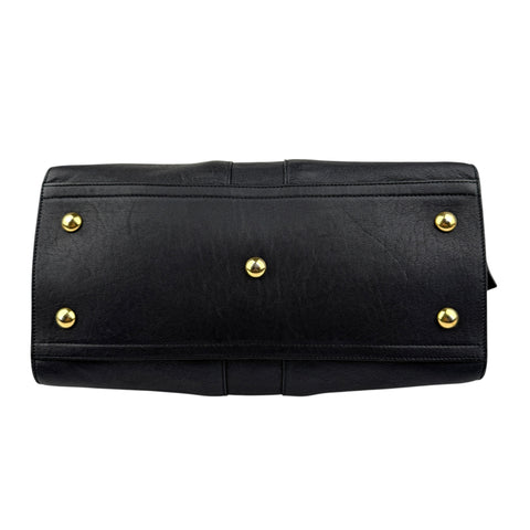 Saint Laurent Y Ligne Tote in Black, Leather