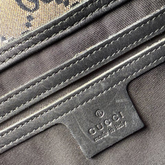 Pre-owned gucci-crystal-gg-canvas-medium-joy-shoulder-bag-front