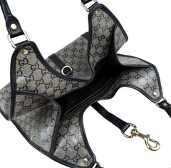 Pre-owned gucci-crystal-gg-canvas-medium-joy-shoulder-bag-front