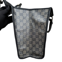 Pre-owned gucci-crystal-gg-canvas-medium-joy-shoulder-bag-front