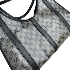 Pre-owned gucci-crystal-gg-canvas-medium-joy-shoulder-bag-front
