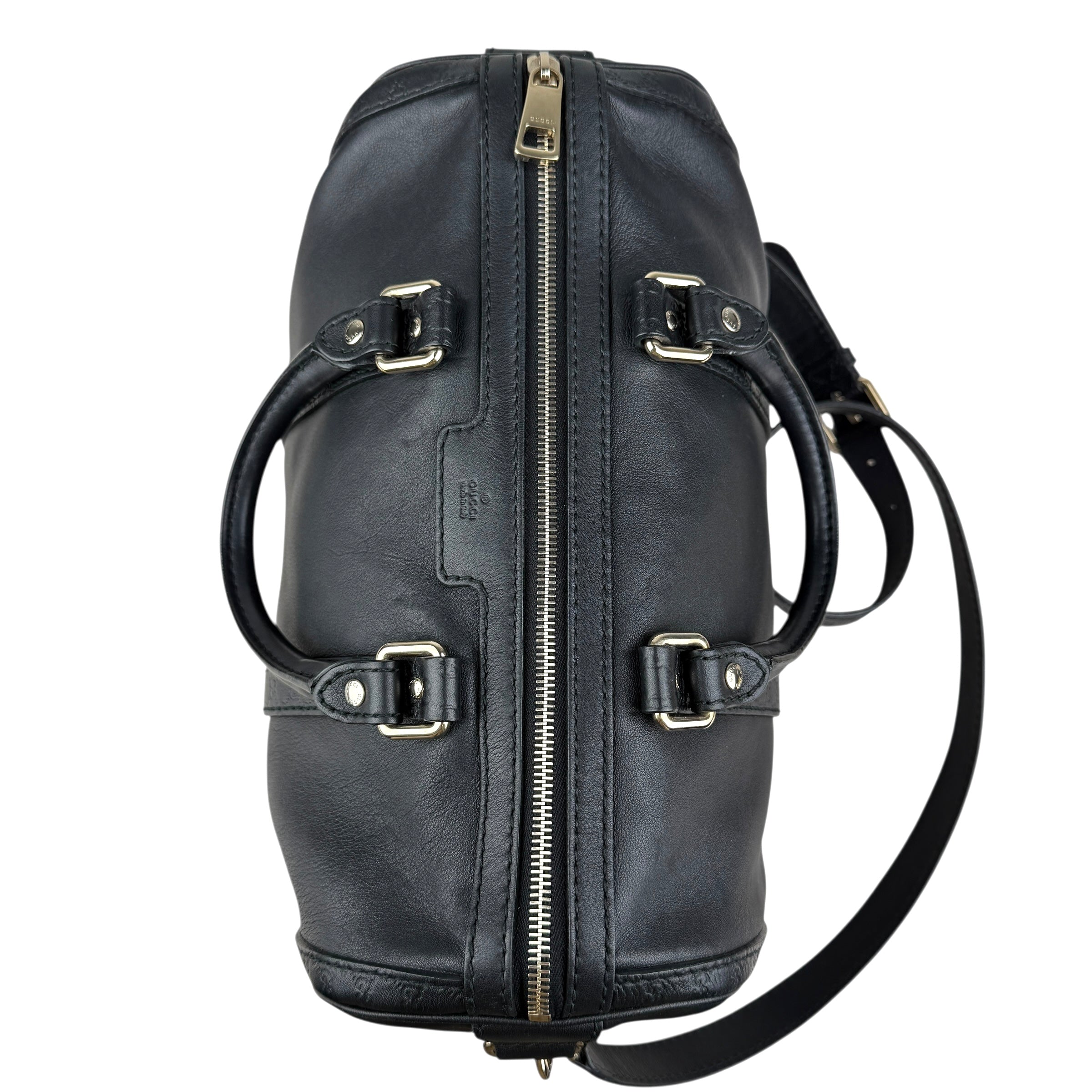Pre-owned gucci-microssima-joy-boston-bag-front