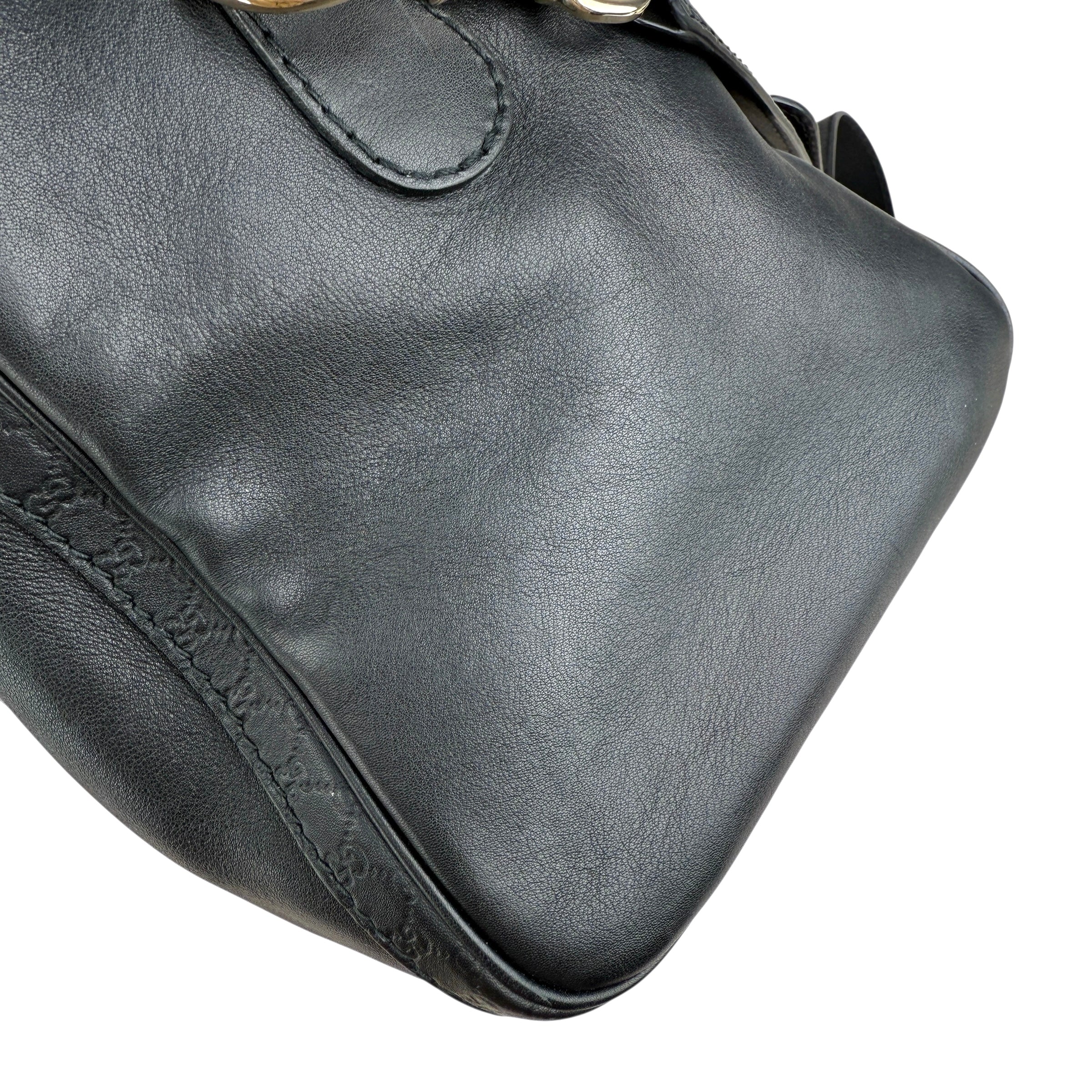 Pre-owned gucci-microssima-joy-boston-bag-front