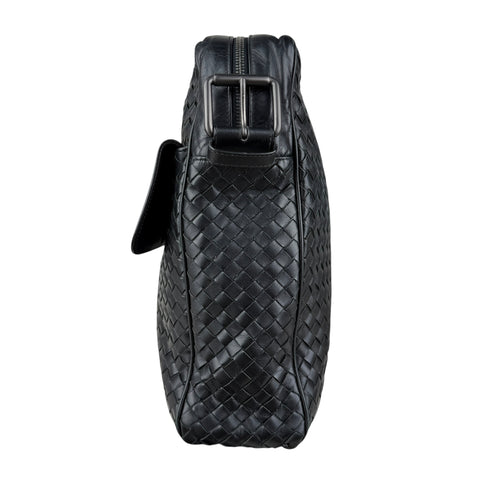 Pre-owned bottega-veneta-intrecciato-messenger-bag-front