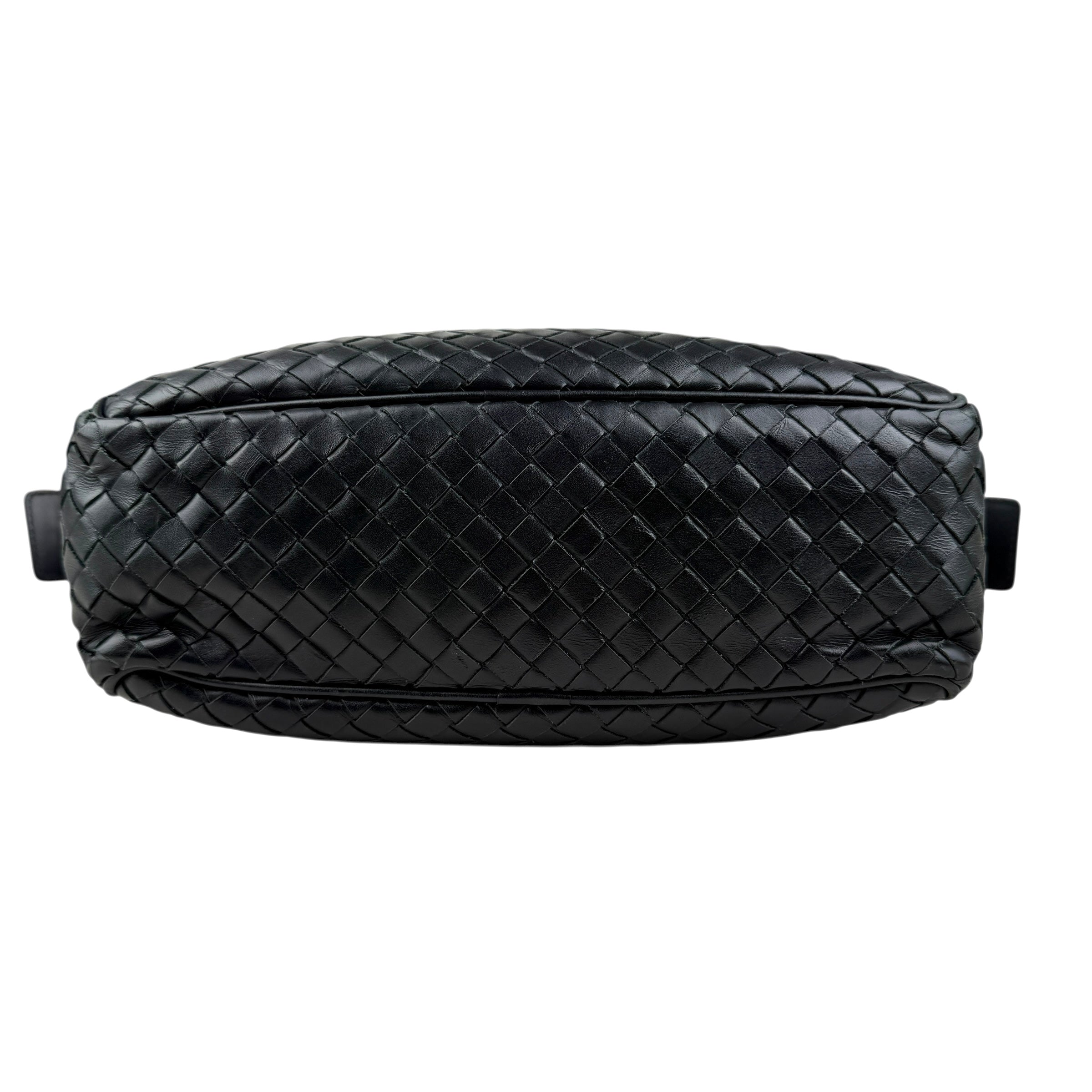 Pre-owned bottega-veneta-intrecciato-messenger-bag-front